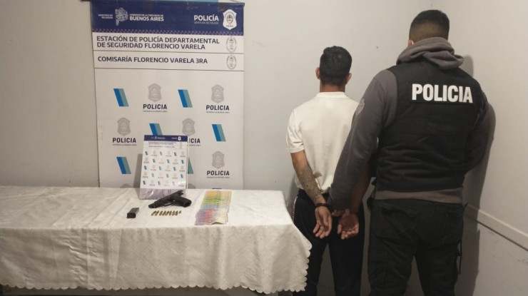 Allanamientos y detención en Florencio Varela